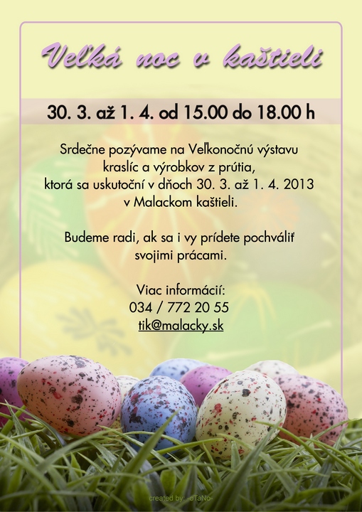 Veľká noc v kaštieli jpg