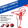 V sobotu bude v ŠH Malina turnaj v karate