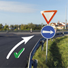 Upozornenie pre vodičov: rešpektujte prikázaný smer na nadjazde