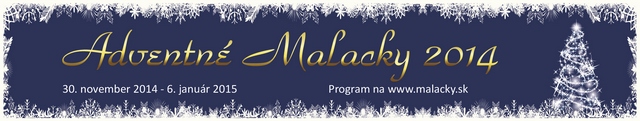 Adventné Malacky 2014 - banner