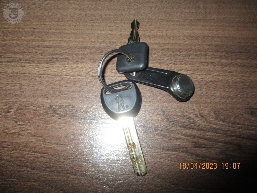 Kľúče na krúžku s čipom